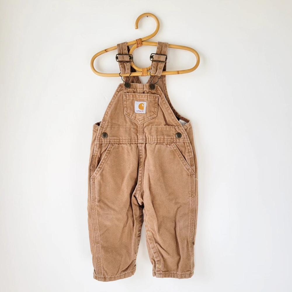 Carhartt Kids Brown Corduroy Overalls
